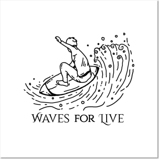 Waves for Life Posters and Art